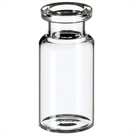 6ml clear Headspace vials with Flat bottom 22.5 x 38mm - Pack 1000