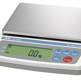 EK-2000i Compact Balance, 2000g x 0.1g with External Calibration