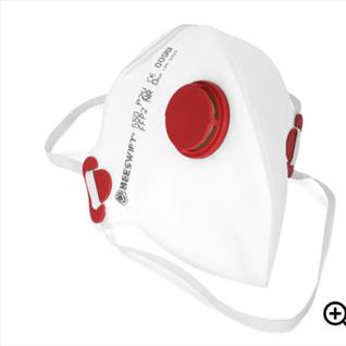 Fold Flat P2 Mask with Valve PACK 20