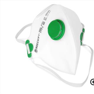 Fold Flat P3 Mask with Valve PACK 20