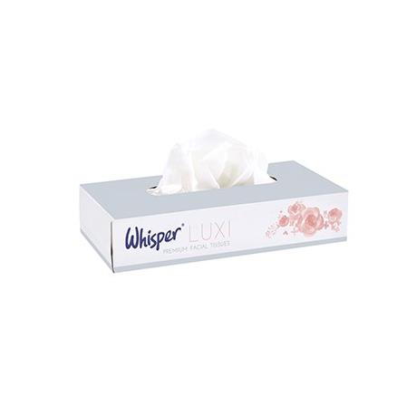 Whisper Premium Facial Tissues 2 ply