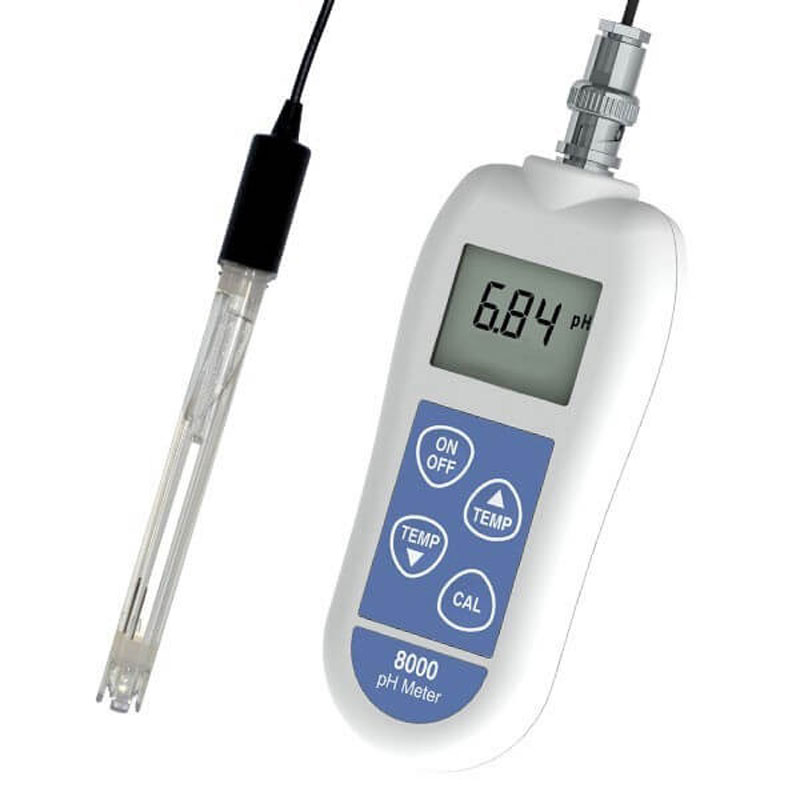 pH Meter and Interchangeable Electrode - ETI 8000