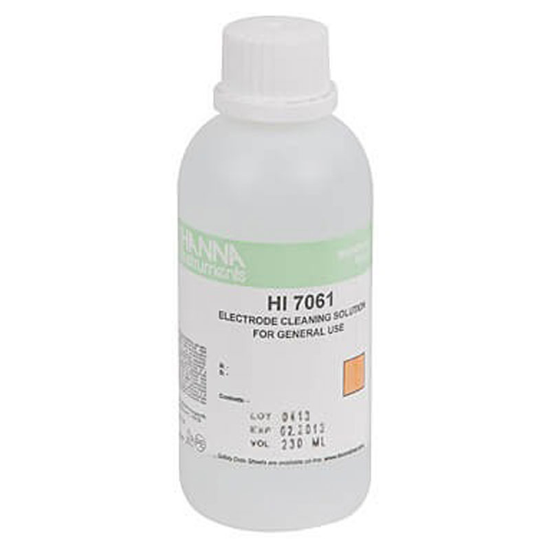 General pH Electrode Cleaning Solution - 230ml (HI-7061M)